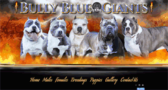 Desktop Screenshot of bullybluegiants.com
